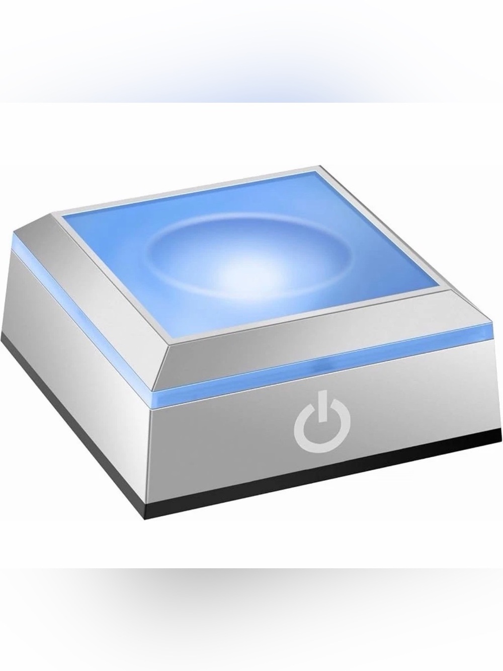 Square/Round 3D LED Light Base Display Stand Holder For Crystal Art Glass Base